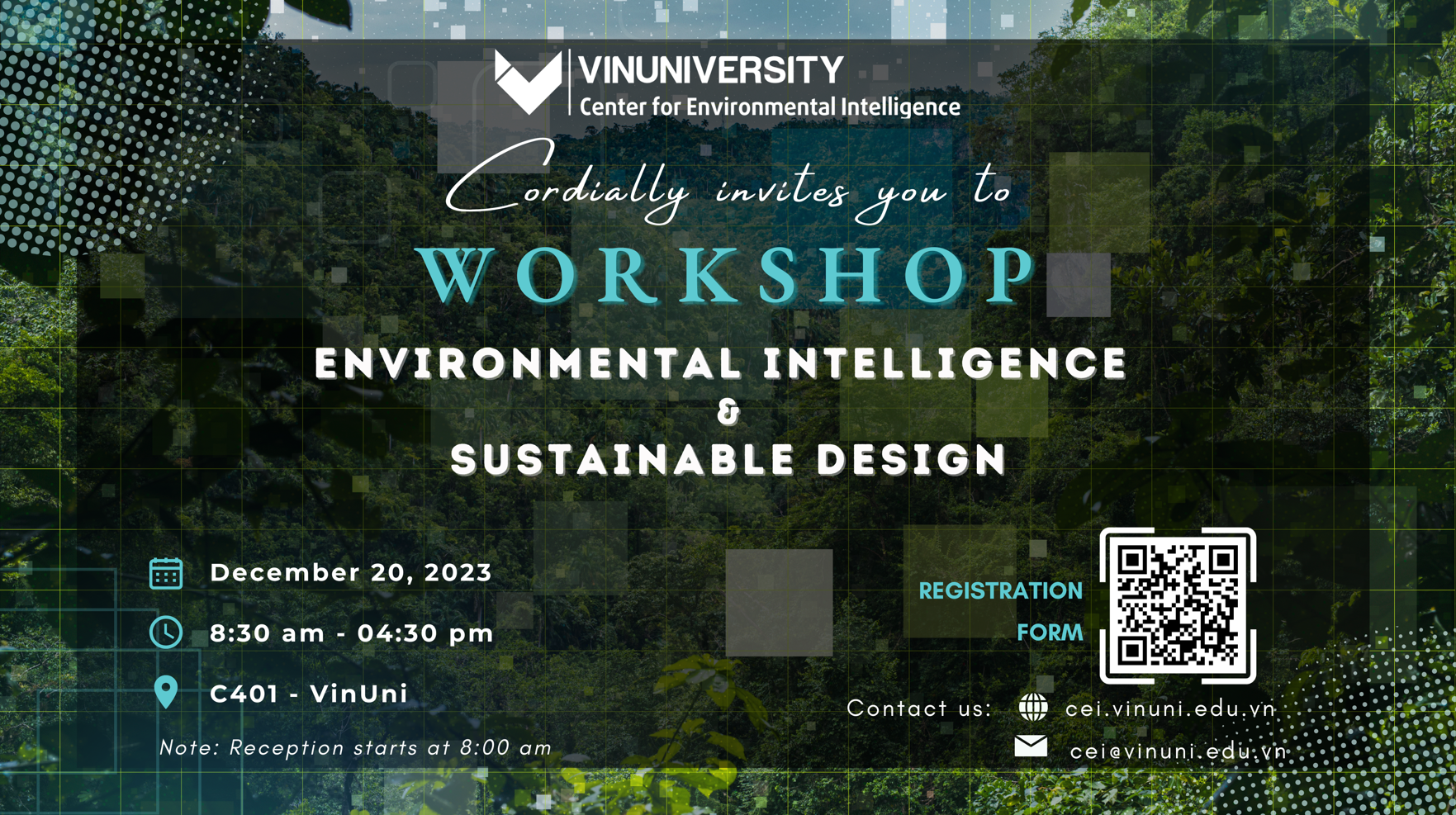 CEI Workshop 2023: Environmental Intelligence and Sustainable Design